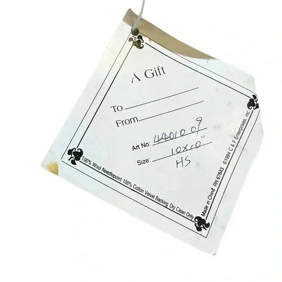 Nutcracker Needlepoint Small Decorative Pillow - Picture 3 of 4